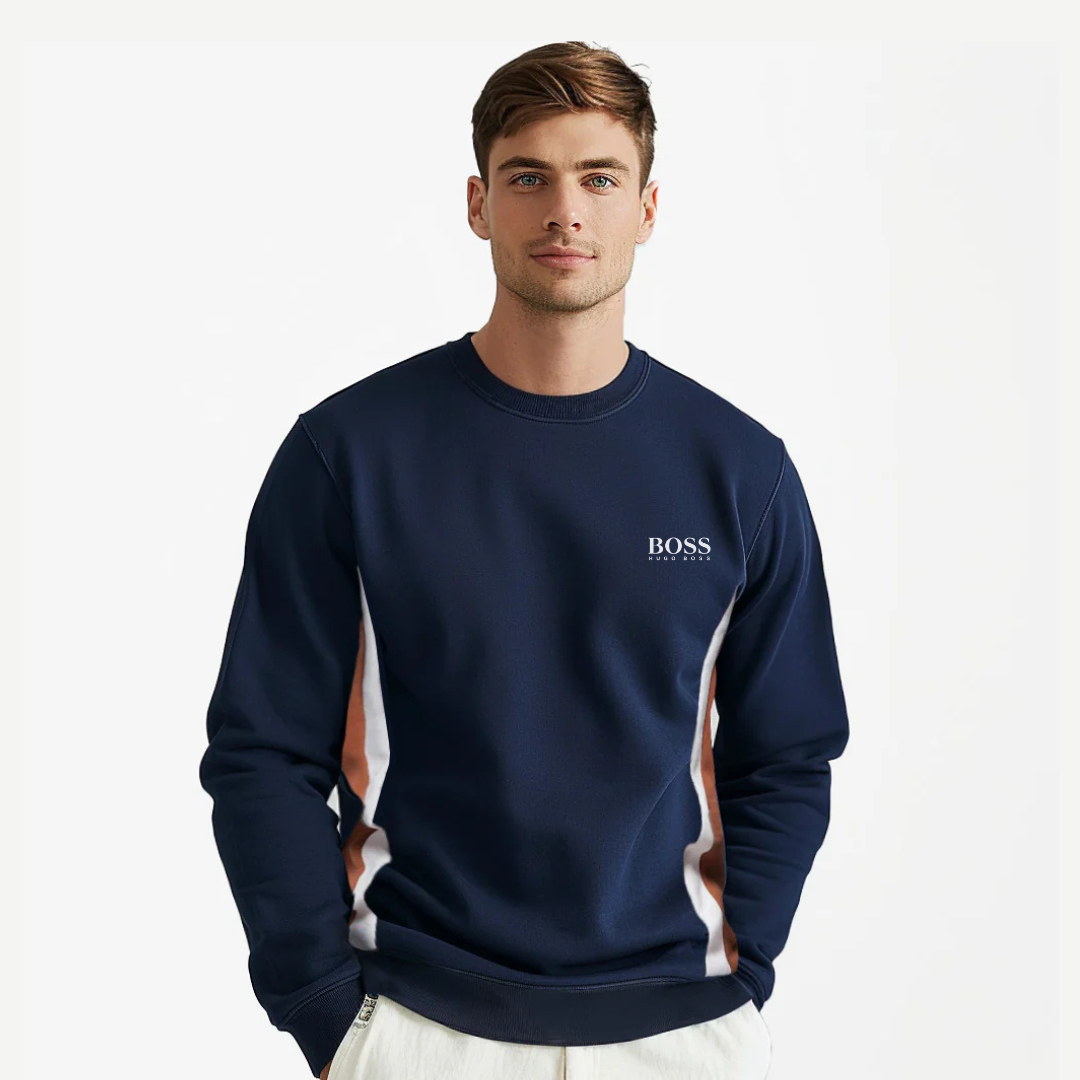 BOSS™ Cotton Crew Neck Sweatshirt